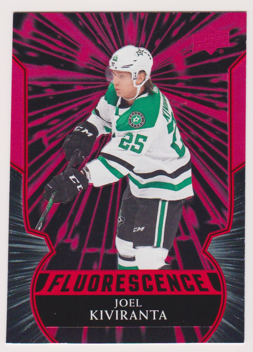 (image for) 2020-21 Upper Deck Fluorescence Red #F20 Joel Kiviranta